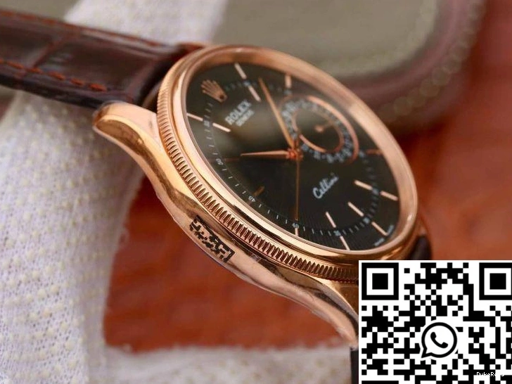 18K Factory MKS 50515 Gold Case Celini Rolex Rose Date 0130